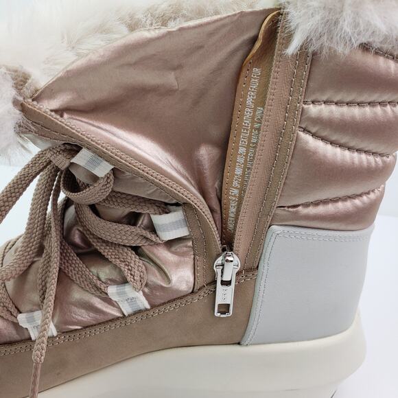 *AMPUTEE RIGHT SHOE ONLY* Spyder Camden Womens Size 9.5 Rose Gold Warm Boot - Picture 7 of 9